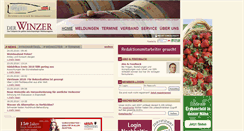 Desktop Screenshot of der-winzer.at